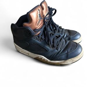 Jordan Black and Bronze Sneakers